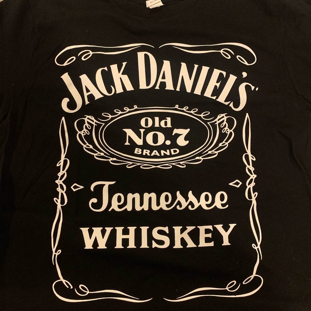 Jack Daniels Tennessee whiskey black tshirt